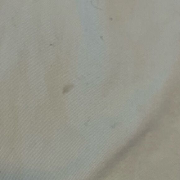 Anthropologie Cotton Maxi Skirt Cream Knit Front Slit Side Zipper 16 - Picture 7 of 8